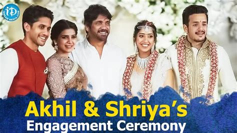 Nagarjunas Son Akhil Akkineni And Shriya Engagement Ceremony