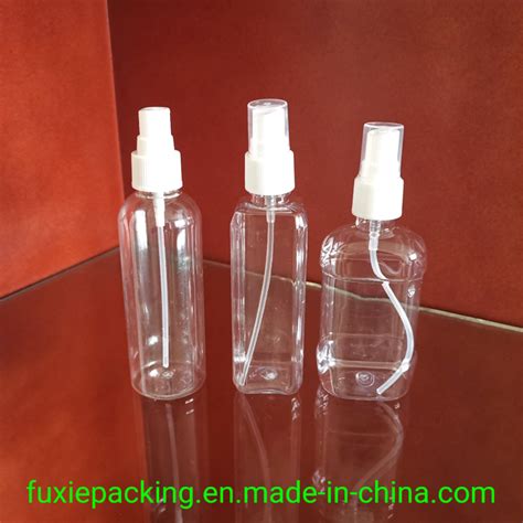 Customized Ml Pet Plastic Spray Bottles With White Pump Sprayer