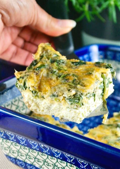 Spinach Egg Bake - Kinastro