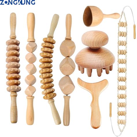 Zongkung Holz Therapie Massage Ger T F R Lymph Drainage Anti Cellulite