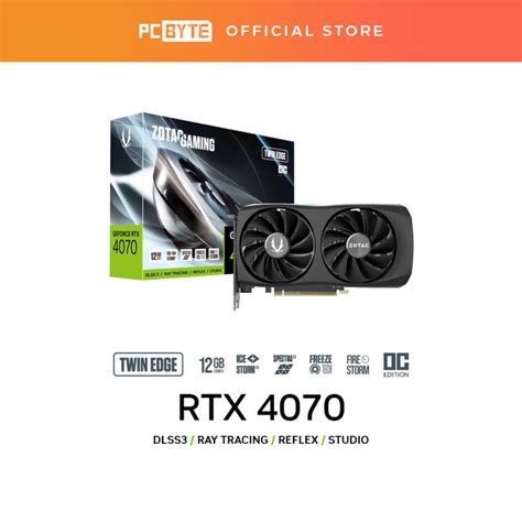 Zotac Gaming Geforce Rtx 4070 Twin Edge Oc 12gb Gddr6x Graphic Card Lazada