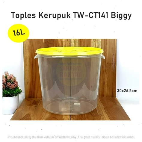 Jual Toples Kerupuk Toples Penyimpanan Makanan TW CT80 TW CT141 Biggy