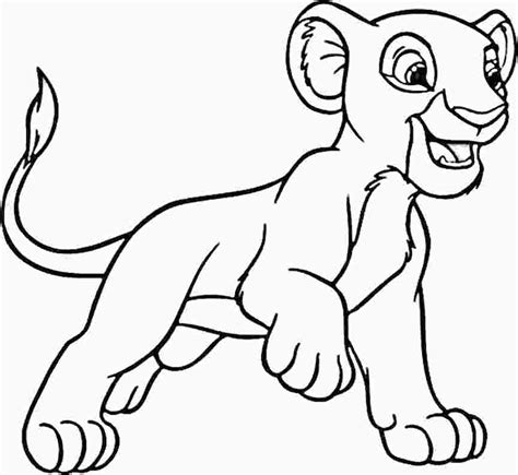 Baby Simba Drawing at GetDrawings | Free download