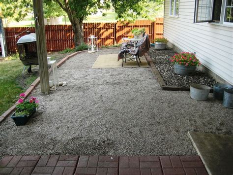 Image Of Pea Gravel Patio Design Ideas Backyard Bliss Pinterest