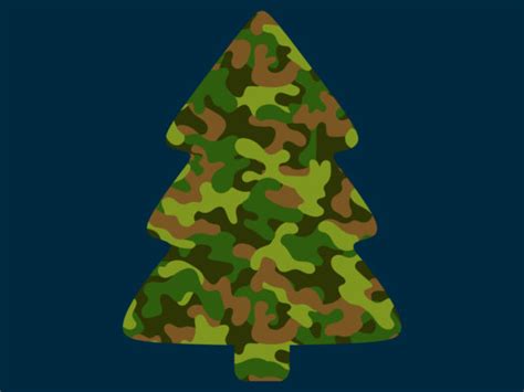 Simple Christmas Tree Camouflage Sublima Graphic By Expressyourself82