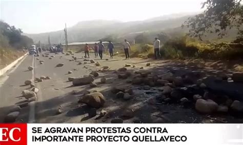 Moquegua Intensifican Bloqueo De Carretera Binacional En Protesta