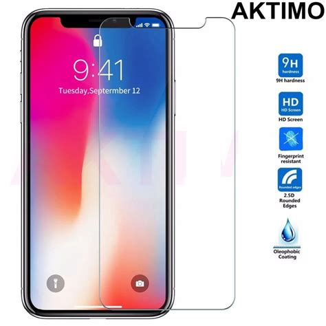 10 Pcs Lot 9H Premium Tempered Glass For IPhone X Ten 10 5 8inch Screen