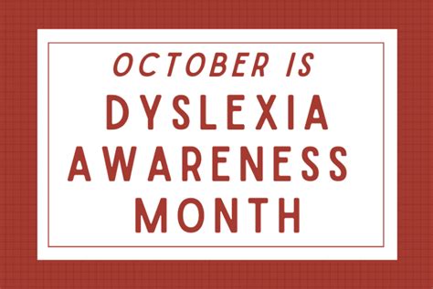 October Is Dyslexia Awareness Month Lynnfield Public Library