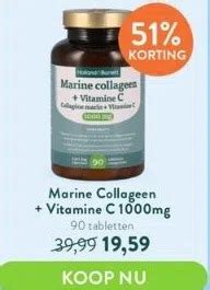 Marine Collageen Vitamine C 1000mg Aanbieding Bij Holland Barrett