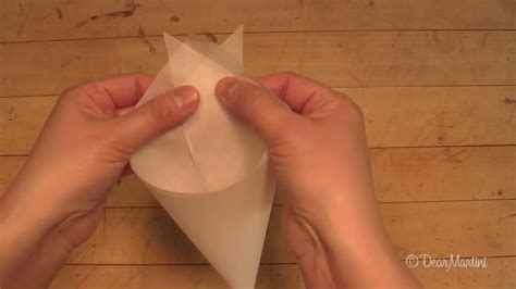 How To Fold A Paper Cone Youtube