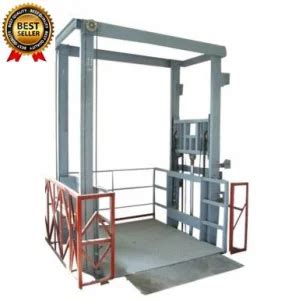 Hydraulic Guide Rail Goods Elevator Customized Electric Cargo Lift