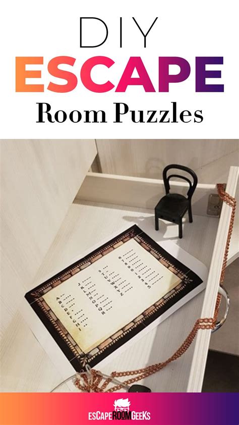 26 Diy Escape Room Puzzles Free Printables Artofit