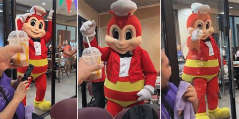 Jollibee Mascot Judges Customer With McDonald’s Cup, Looks Offended By ...