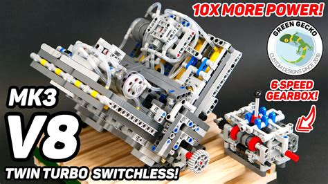 This LEGO Technic V8 Sounds Like a Real Engine