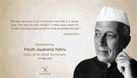 Remembering Pandit Jawaharlal Nehru Ad Advert Gallery