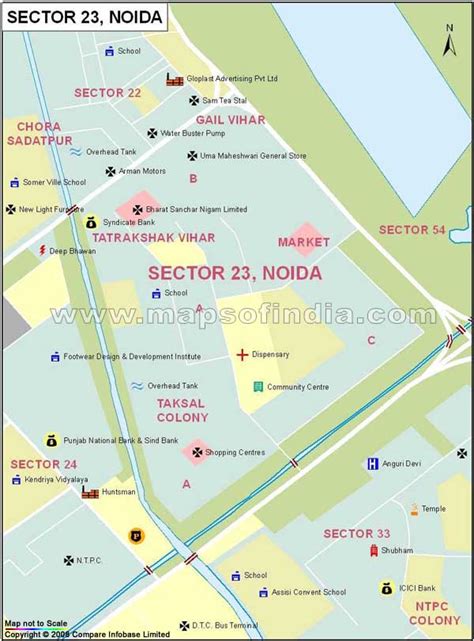 Sector 23 Noida Map