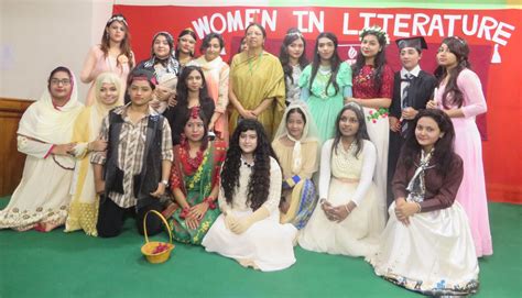 Central Womens University Portrayal Of Literary Female Characters