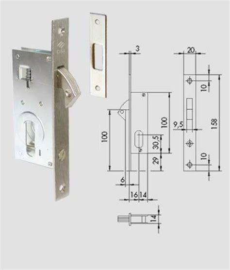 Serratura Da Infilare A Cilindro Per Montanti Cisa Acquista Su