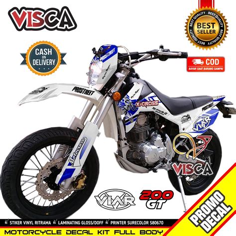 Jual Decal Viar X Cross Gt Terbaru Full Body Decal Viar X Cross