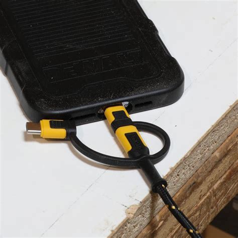 Dewalt Phone Charger Lightning Usb C Micro Usb Reinforced Cord 131 1356 Dw2 From Dewalt Acme Tools