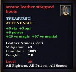 arcane leather strapped boots | EverQuest 2 Wiki | Fandom