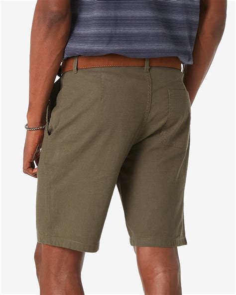 Riachuelo Bermuda Jeans Color Masculina Reta Verde Militar Pool By