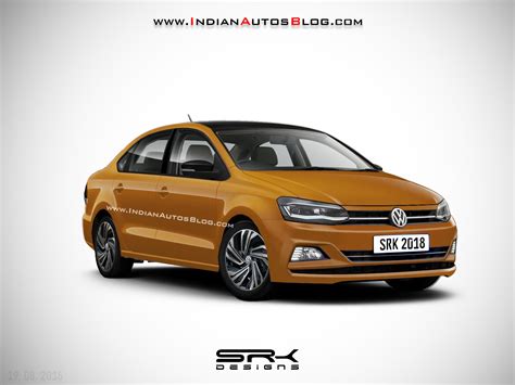 Vw Vento Facelift Iab Rendering