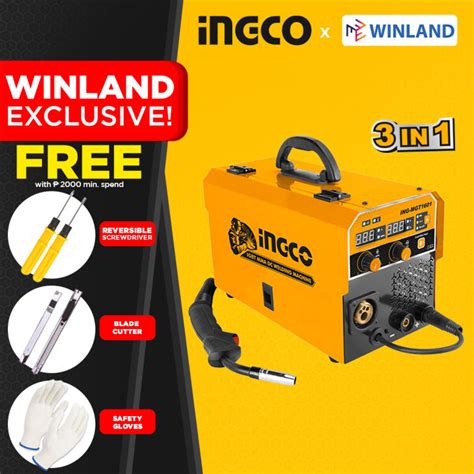 Ingco By Winland Industrial 3 In 1 Inverter Magmigmmatig Lift