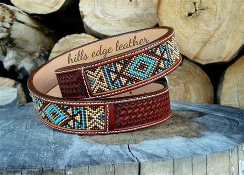 Pin On Miyuki Gy Ngy Csod K Beaded Belts Patterns Custom Leather