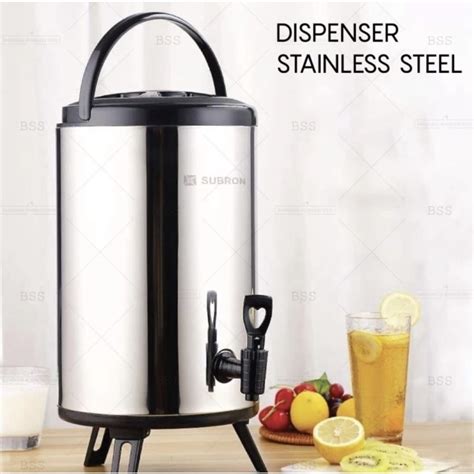 Jual Milk Tea Bucket Termos Air Jumbo Stainless SUBRON WATER JUG