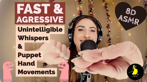 ASMR Fast Aggressive Inaudible Whispers Unintelligible Whispers