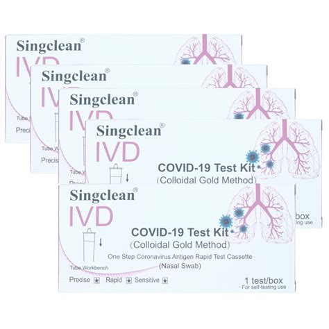 Singclean Ivd Covid Rapid Self Test Kit