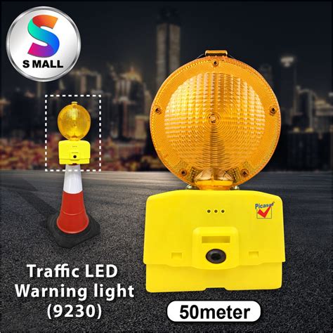 Small Road Flashing Road Blinker Safety Warning Light Barricade Led