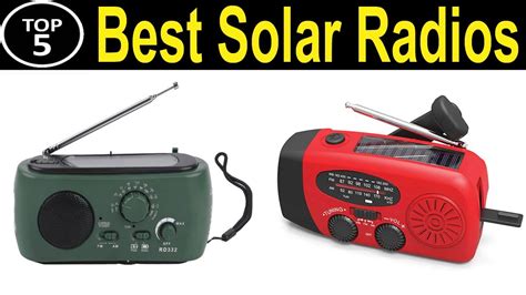 TOP 5 BEST Solar Radios Review 2023 YouTube