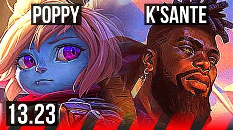 Poppy Vs K Sante Top M Mastery Games Dominating