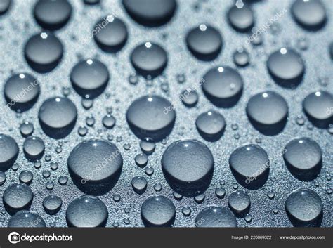 Water Drops Glass Surface Close Background Stock Photo By Apriori