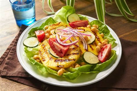 Cómo hacer ensalada de piña a la parrilla Comedera Recetas tips y