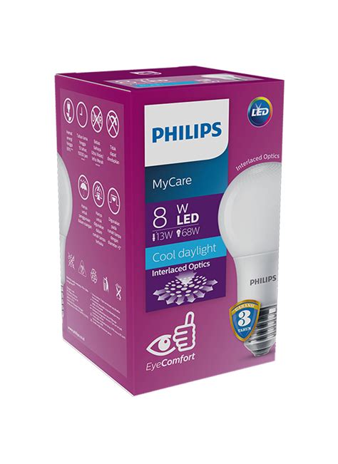 Philips Lampu Led Cool Daylight E27 8 Watt Klik Indomaret