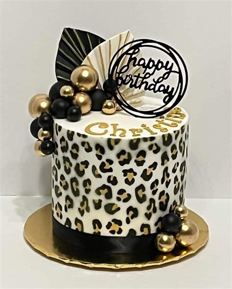 Pin By Ida Ramirez On Cake Ideas Leopard Print Cake Cheetah Birthday