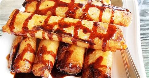 Turon Food / Turon Recipe (Filipino Banana Lumpia) - The Unlikely Baker ...