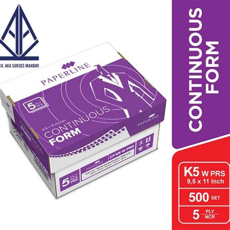 Paperline Continuous Form K W Prs