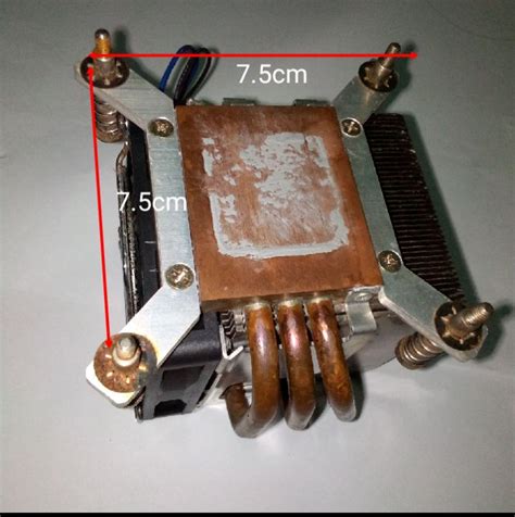 Heatsink Pendingin Hpl Elektronik Alumunium Tembaga Plus Kipas Bekas