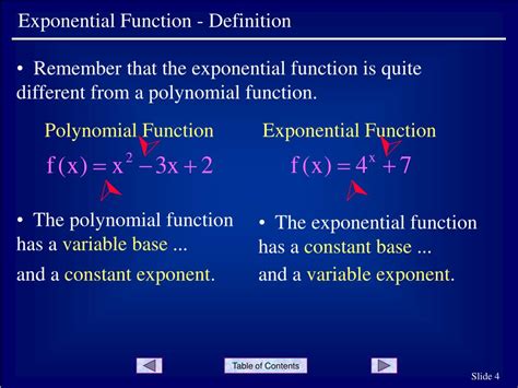 Ppt Exponential Function Definition Powerpoint Presentation Free Download Id316598