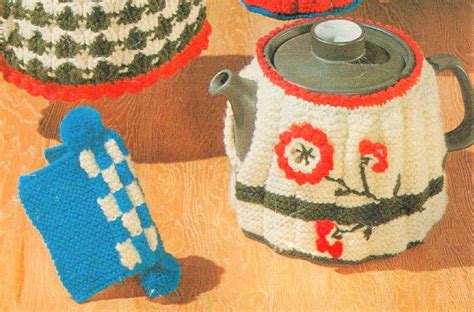 Vintage Knitting Pattern Knit Tea Cosy Coffee Pot Cosies | Etsy