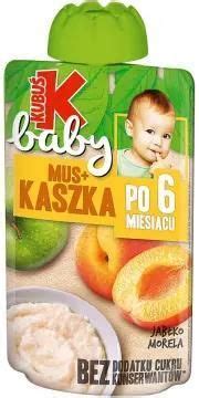 Kubu Baby Mus Kaszka Jab Ko Morela Po Miesi Cu Ceny I Opinie