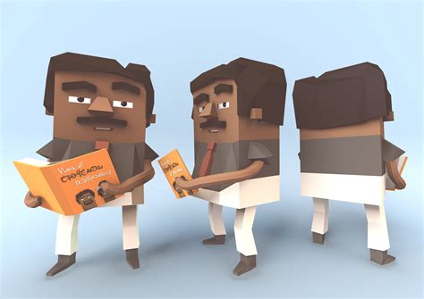 3D Low Poly Characters :: Behance