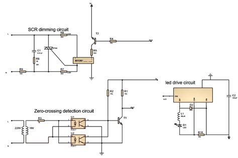 Schematic Diagram Of The Lighting Control Circuit Download Scientific