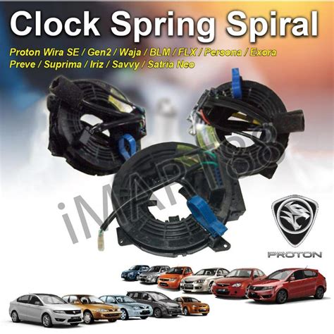 Original Clock Spring Spiral Cable Proton Wira Gen Persona Exora