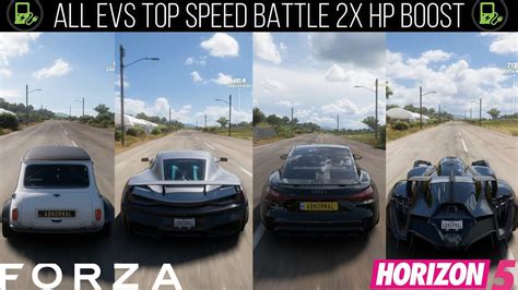 Forza Horizon New Top Fastest Tuned Electric Cars Top