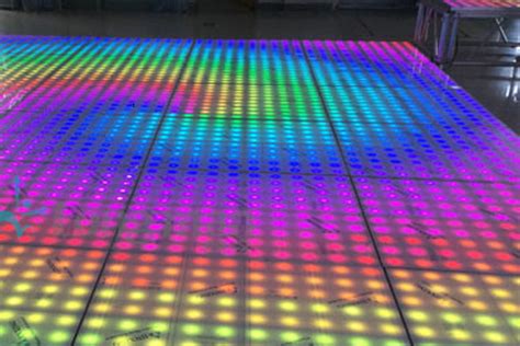 12x10 Led Glowing Dance Floor Rental In Miami